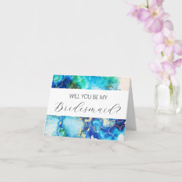 Werden Sie meine Bridesmaid-Vorschlagskarte sein? Karte