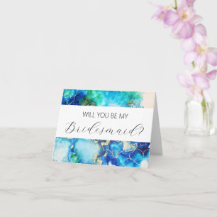 Werden Sie meine Bridesmaid-Vorschlagskarte sein? Karte