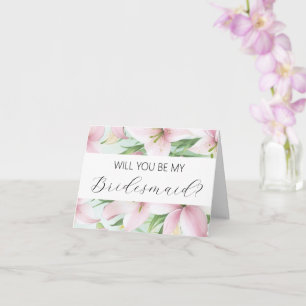 Werden Sie meine Bridesmaid-Vorschlagskarte sein? Karte