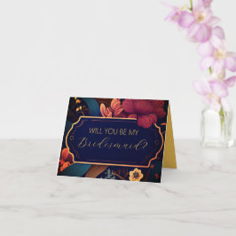 Werden Sie meine Bridesmaid-Vorschlagskarte sein? Karte