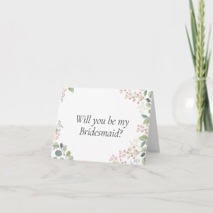 Werden Sie meine Bridesmaid-Vorschlagskarte sein? Karte