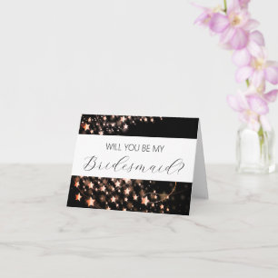 Werden Sie meine Bridesmaid-Vorschlagskarte sein? Karte