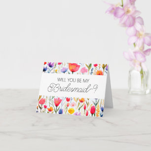 Werden Sie meine Bridesmaid-Vorschlagskarte sein? Karte