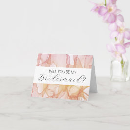 Werden Sie meine Bridesmaid-Vorschlagskarte sein? Karte