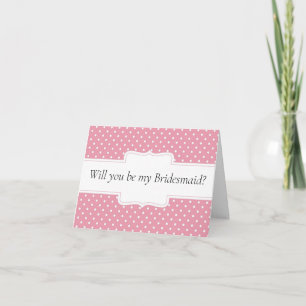 Werden Sie meine Bridesmaid-Vorschlagskarte sein? Karte