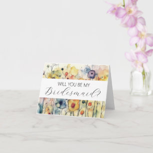 Werden Sie meine Bridesmaid-Vorschlagskarte sein? Karte