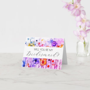 Werden Sie meine Bridesmaid-Vorschlagskarte sein? Karte