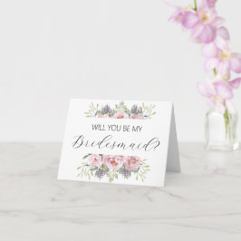 Werden Sie meine Bridesmaid-Vorschlagskarte sein? Karte