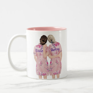 Werden Sie meine Ehrentitel sein? Zweifarbige Tasse