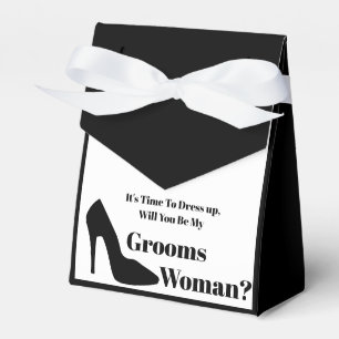 werden Sie meine Groomsfrau sein, der moderne, ein Geschenkschachtel