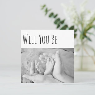 Werden Sie meine Mutter Babynahrung und Mama Hände Karte