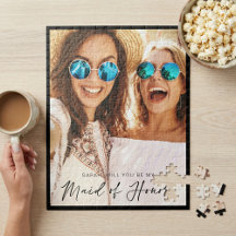 Werden Sie meine Trauzeugin sein? Trendy Script-Fo