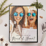 Werden Sie meine Trauzeugin sein? Trendy Script-Fo<br><div class="desc">Werden Sie meine Trauzeugin sein? Das Puzzle für Foto. Unser Design bietet ein komplettes Foto-Design,  um Ihr eigenes Foto zu zeigen. "Trauzeugin?" ist in einem trendigen Typografie-Design-Overlay mit schwarzem Pinsel über Ihrem eigenen Foto entworfen.</div>