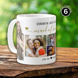 Werden Sie meine Trauzeugin Vorschlag 6 Foto Kaffeetasse