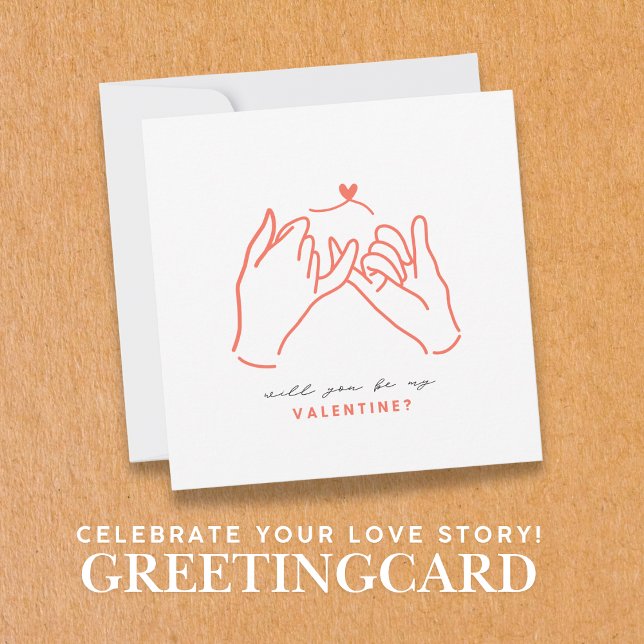 Werden Sie meine Valentine Pinkie Promise Card sei Einladung (Heartfelt Connection: Pinkie Promise Valentine Card!
I Seal Your Sweetest Vows! I Birthday Depot)