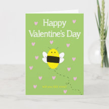 Werden Sie meine Valentintagskarte sein?