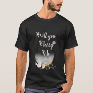 WERDEN SIE MICH BALCK & PINK BLUME T - Shirt VERHE