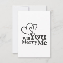 Werden Sie mich heiraten - Vorschlag zur Sonnenhoc Dankeskarte