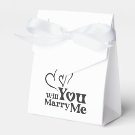 Werden Sie mich heiraten - Vorschlag zur Sonnenhoc Geschenkschachtel