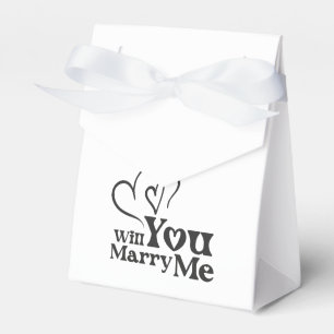 Werden Sie mich heiraten - Vorschlag zur Sonnenhoc Geschenkschachtel