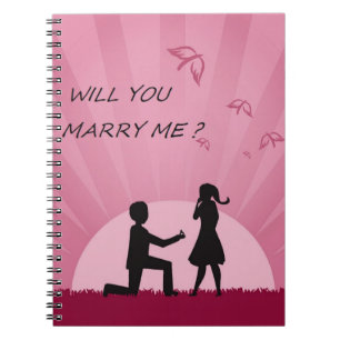 WERDEN SIE MICH VERHEIRATEN? NOTIZBLOCK