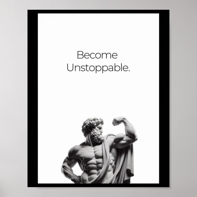 Werden Sie unaufhaltsam Poster (Vorne)