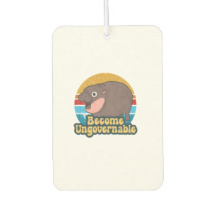 Werden Sie unregierbar Funny Baby Hippo Moo Deng F Autolufterfrischer