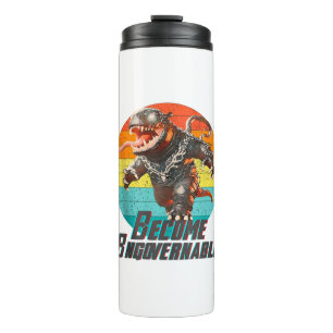 Werden Sie unregierbar Moo Deng Baby Hippo Funny C Thermosbecher