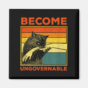 Werden Sie unregierbar - Schwarze Katzen, die Hand Magnet