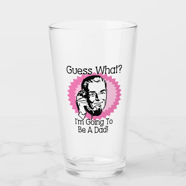 Werden Sie Vater Pink Glas (Vorderseite)