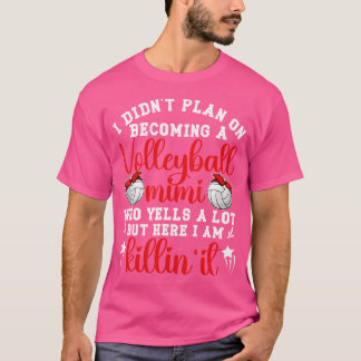 Werden Sie Volleyballspielerin eines Volleyballspi T-Shirt