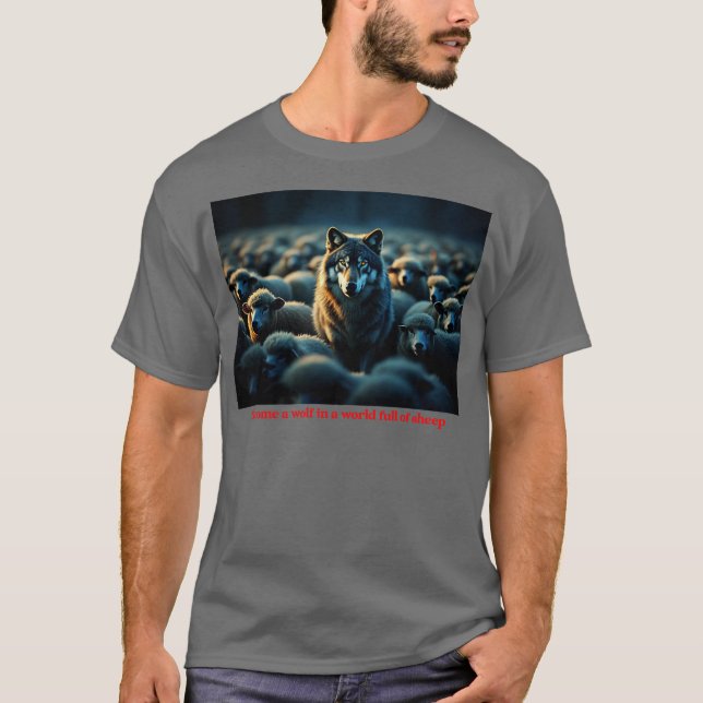 Werden Sie Wolf T-Shirt (Vorderseite)
