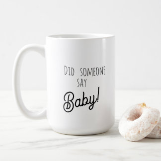 Werdende Eltern Faux-Spitze Kaffeetasse