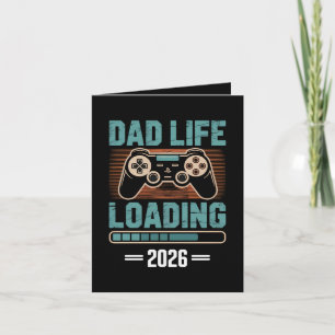 Werdender Vater Dad Leben Lädt 2026 Feiertagskarte