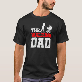 Werdender Vater THE WALKING DAD FUNNY Bald T-Shirt