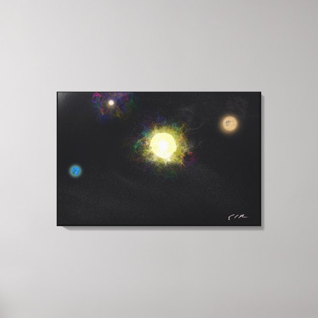 We're not important - Impressionist Art Canvas Leinwanddruck (Vorderseite)