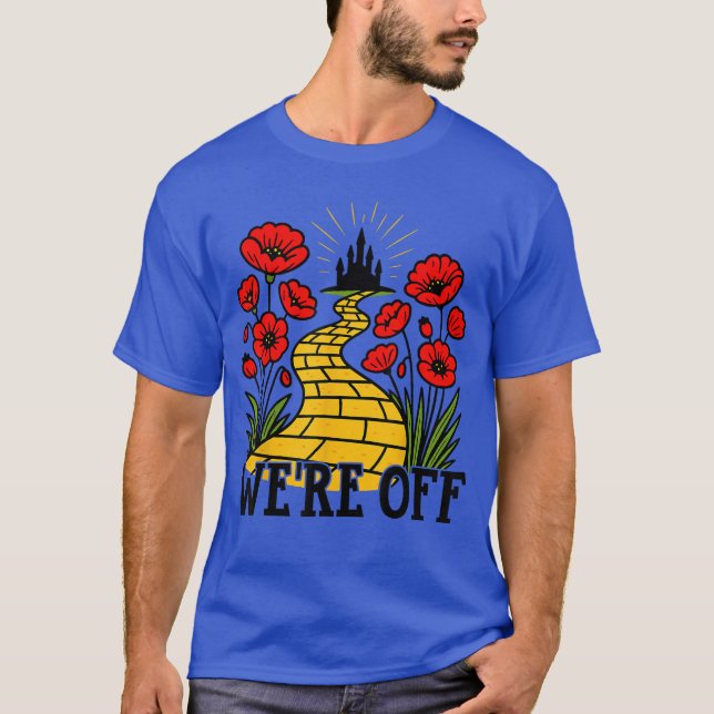 Were Off Yellow Brick Road Witch Halloween Costume T-Shirt (Vorderseite)