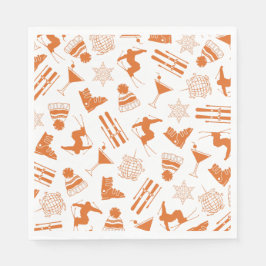 We're Up to Snow Good Bachelorette Serviette