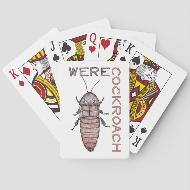 Werecockroach Playing Cards Spielkarten (Rückseite)