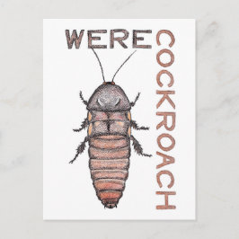 Werecockroach Postcard Postkarte