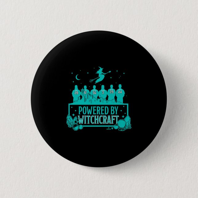 Wered By Witchcraft - Seattle Baseball Premium  Button (Vorderseite)