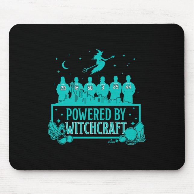 Wered By Witchcraft - Seattle Baseball Premium  Mousepad (Vorne)