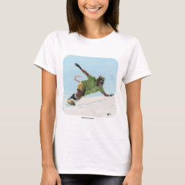 Wererat Snowboarder Sports Fantasy T - Shirt