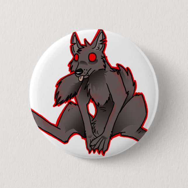 Werewolf-Abzeichen Button (Vorderseite)