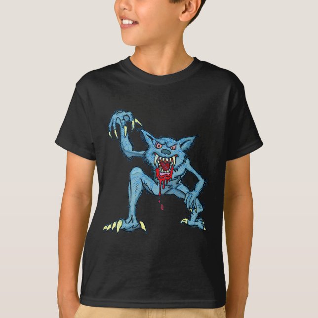 Werewolf-Angriff T-Shirt (Vorderseite)