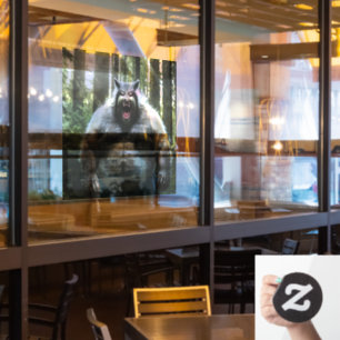 Werewolf Ate Seht-Tu-Fensterklemme Fensteraufkleber