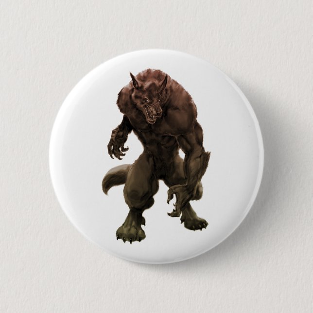 Werewolf-Button/Knopf Button (Vorderseite)