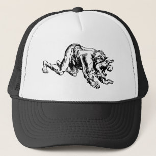Werewolf, der Baby isst Truckerkappe