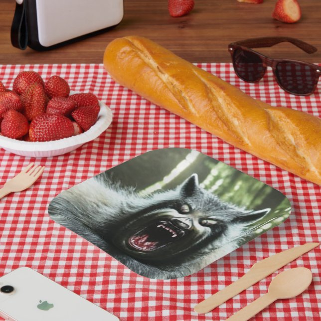 Werewolf, der das ganze Dorf aß, hat zwei Teller (Picknick)