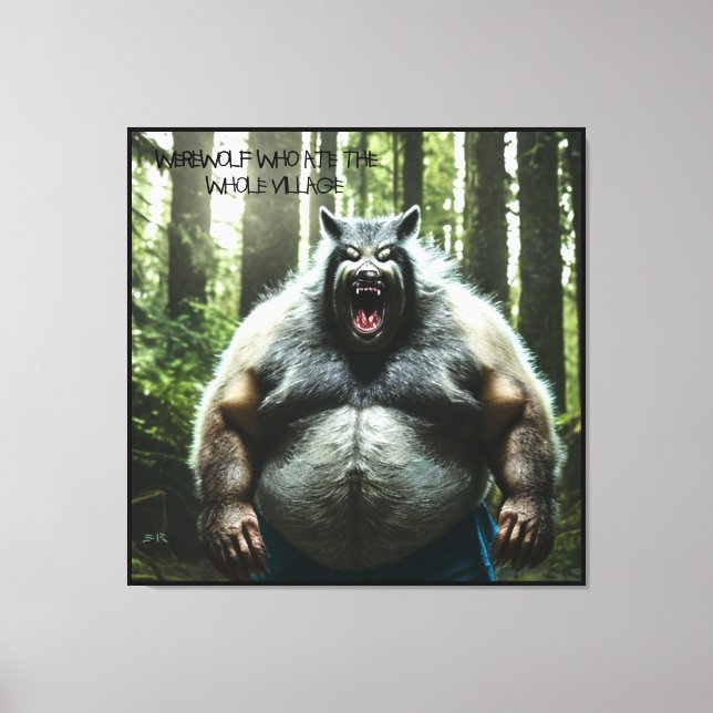Werewolf, der die Leinwand des ganzen Dorfes aß, d (Vorderseite)